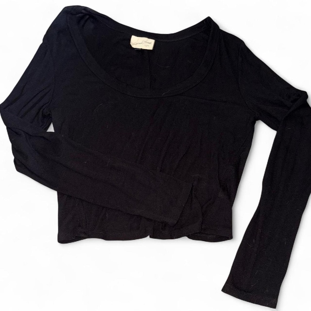Universal Thread Black Long Sleeve Blouse